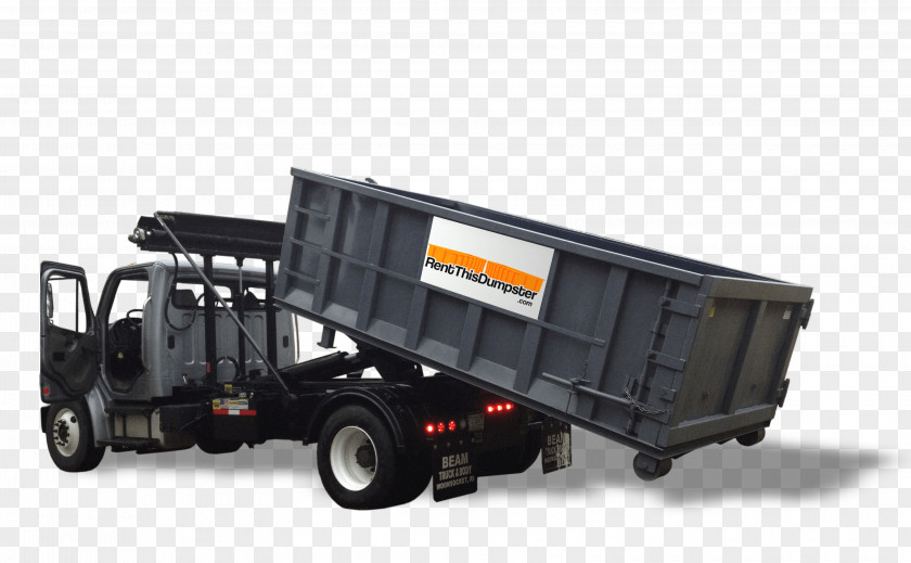 Dump Truck Dumpster Waste Business Company Roll-off PNG