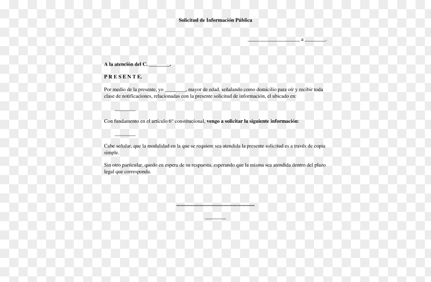 Examen Document Letter Carta Comercial Text PNG