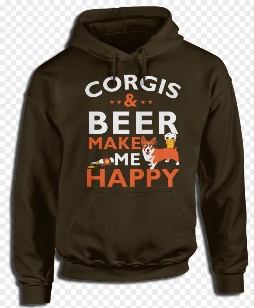 Happy Corgi Hoodie T-shirt Jacket Bluza PNG