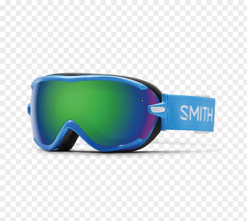 Skiing Snow Goggles Gafas De Esquí Blue PNG