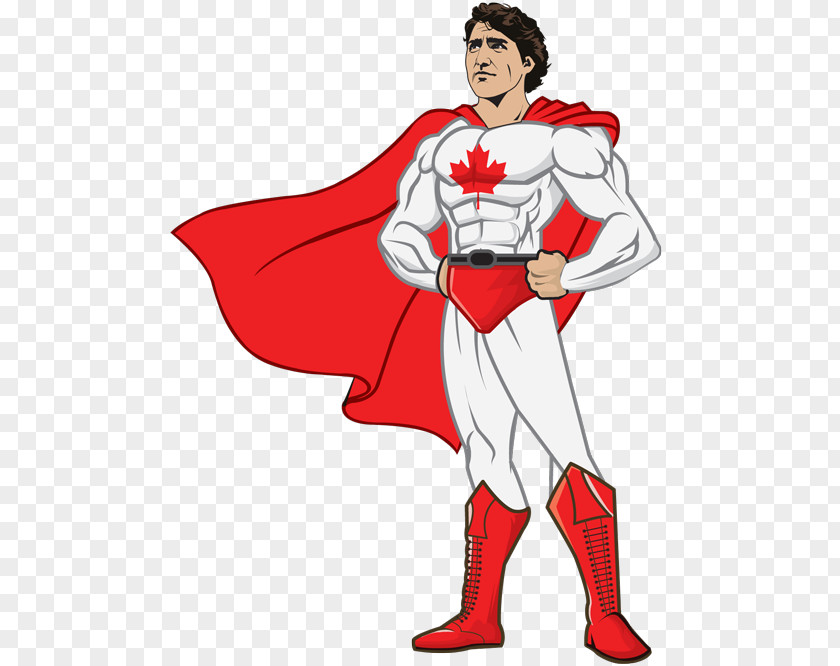 Superman Prime Minister Of Canada Clip Art PNG