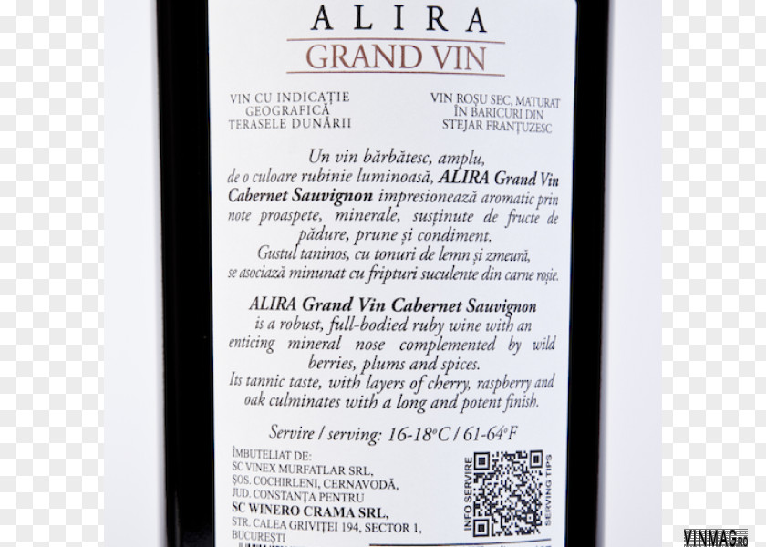 Grand Vin Cabernet Sauvignon Alira Lip Balm Blanc PNG