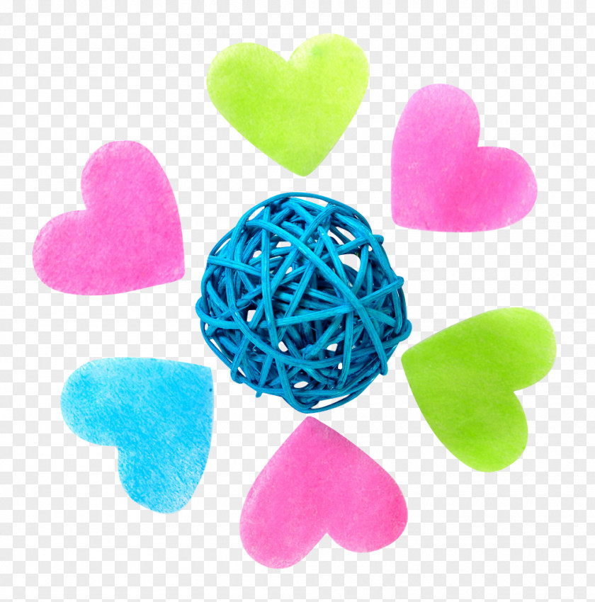 Heart Turquoise PNG