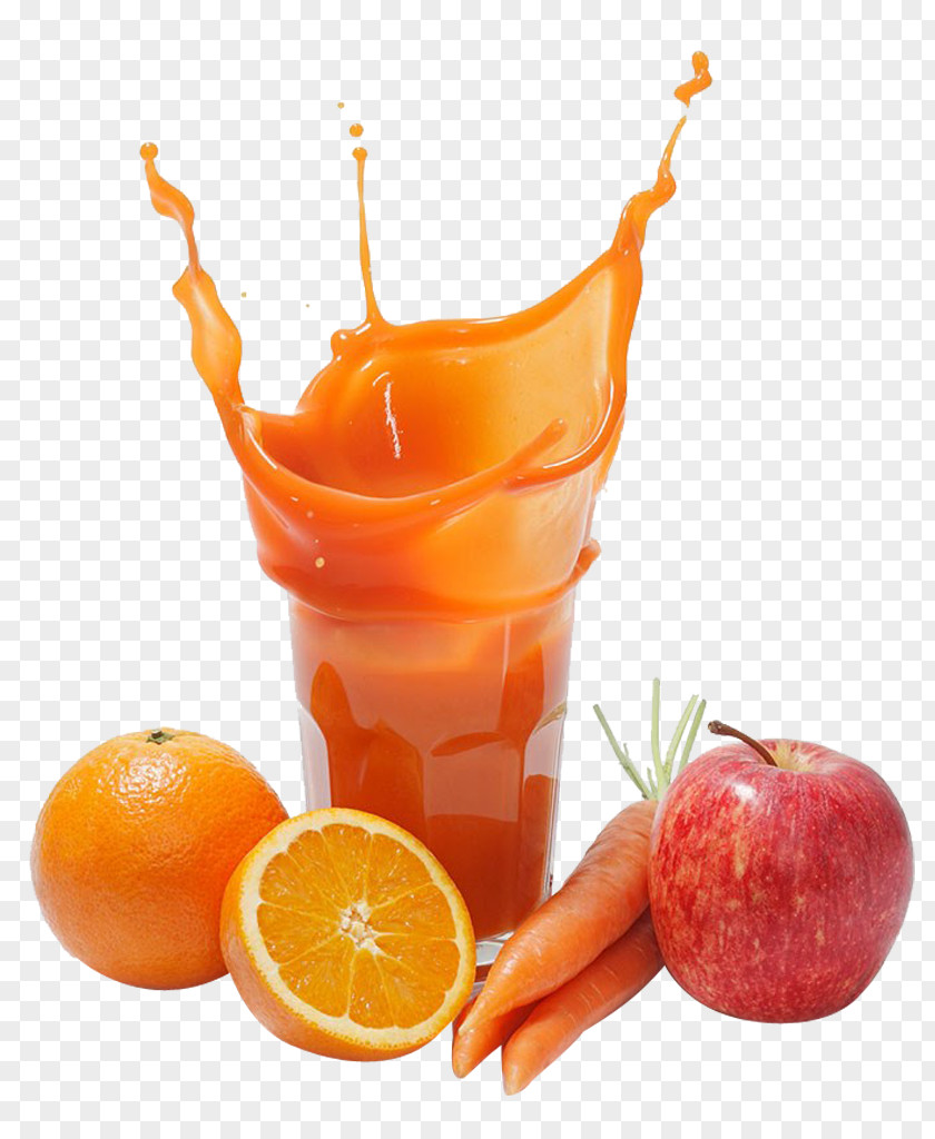 Mixed Fruit Juice Orange Smoothie Carrot PNG
