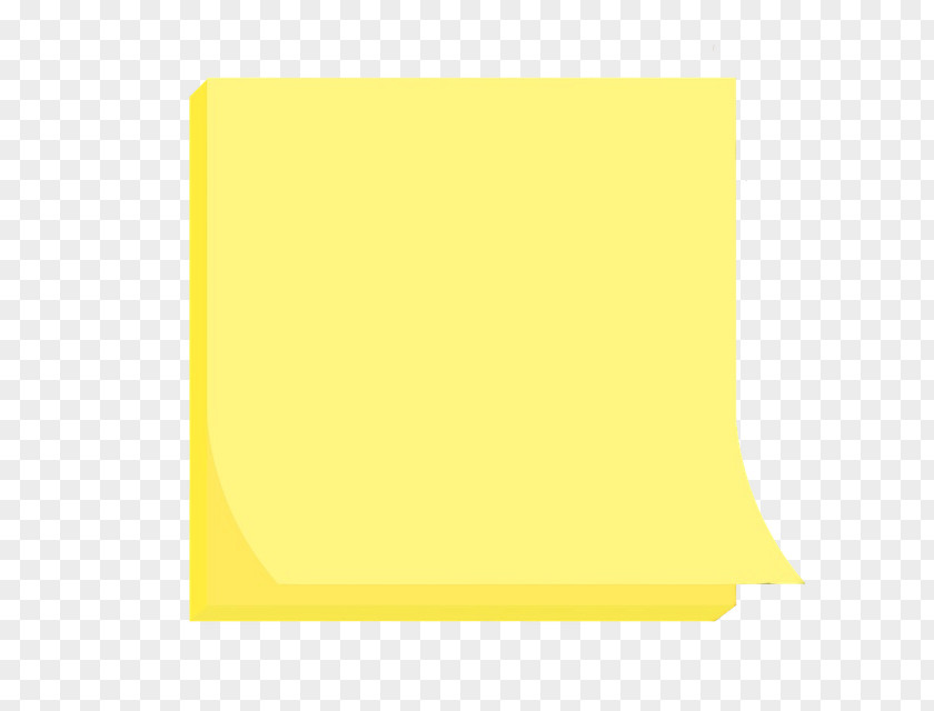 Paper Product Postit Note Yellow Background PNG