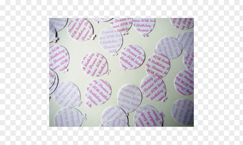 Paper Textile Pink M Font PNG