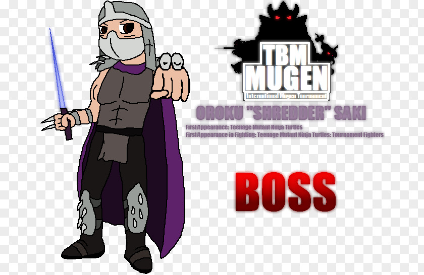 Shredder Turtles Costume Cartoon Profession Character PNG