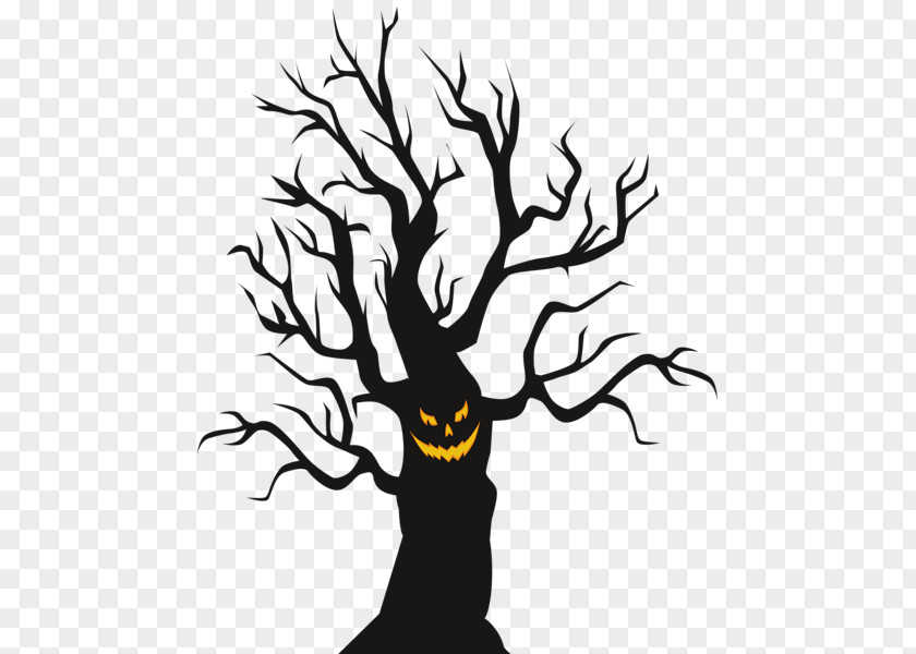 The Halloween Tree Clip Art PNG