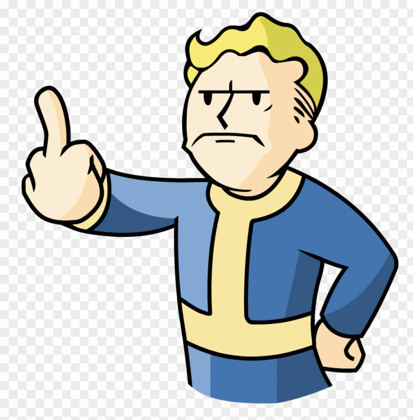 Boy Fallout 4 3 Middle Finger Shelter PNG