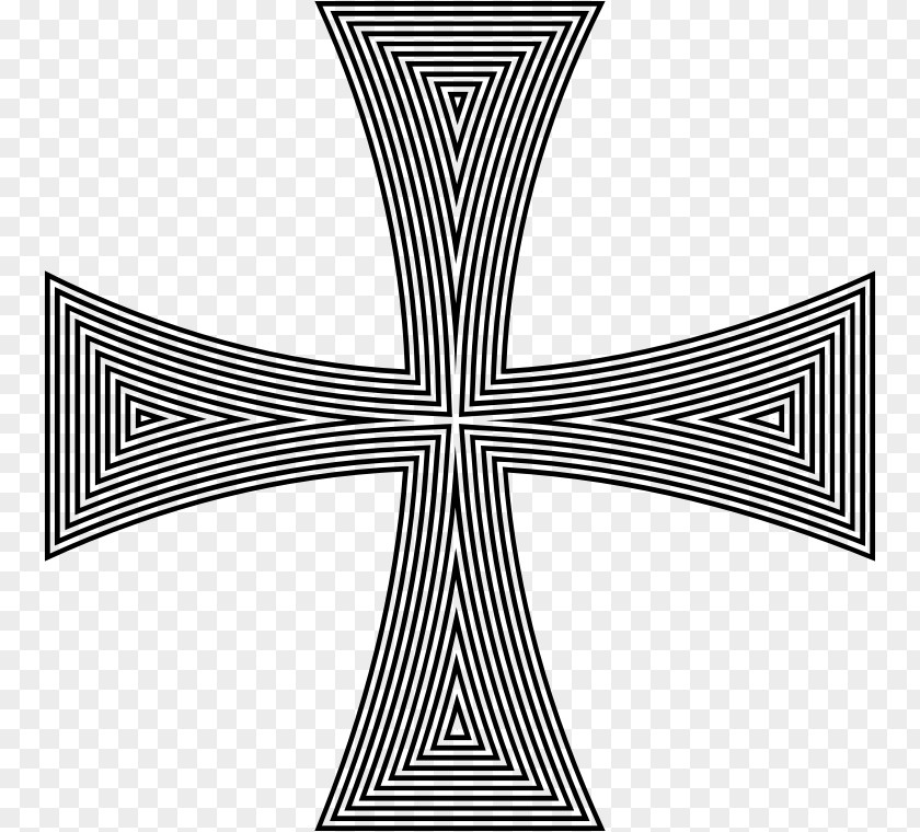 Christian Cross Line Art Drawing Clip PNG