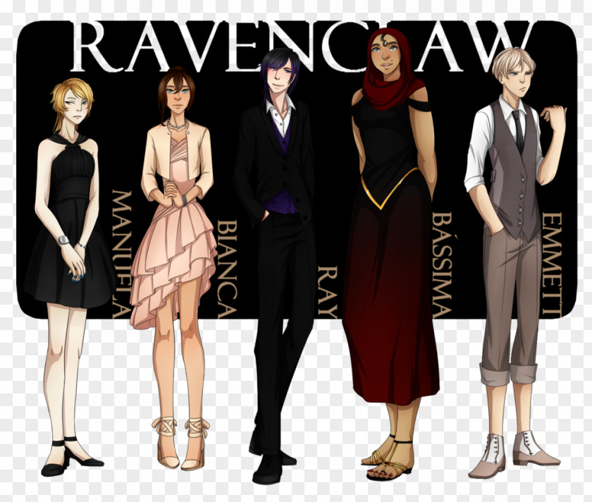 Ravenclaw Tuxedo M. Fashion Socialite Little Black Dress PNG