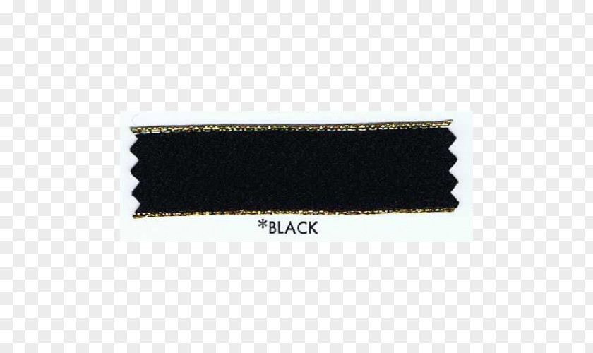 Silk Ribbon Black M PNG