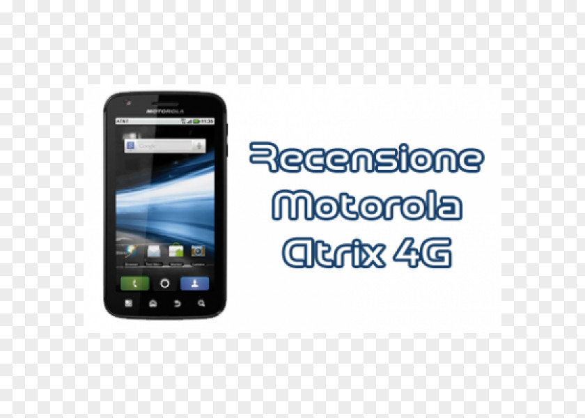 Smartphone Motorola Atrix 2 Mobility Android Gingerbread PNG
