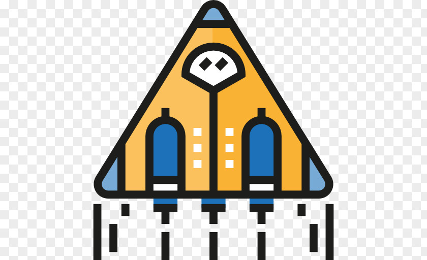 Spaceship Spacecraft Icon PNG