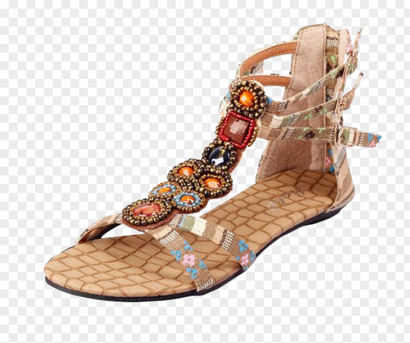 Colored Sandals Slipper Sandal Flip-flops Wedge Shoe PNG