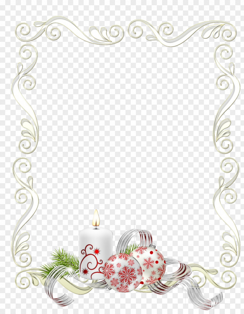 Ornament Heart Picture Frame PNG