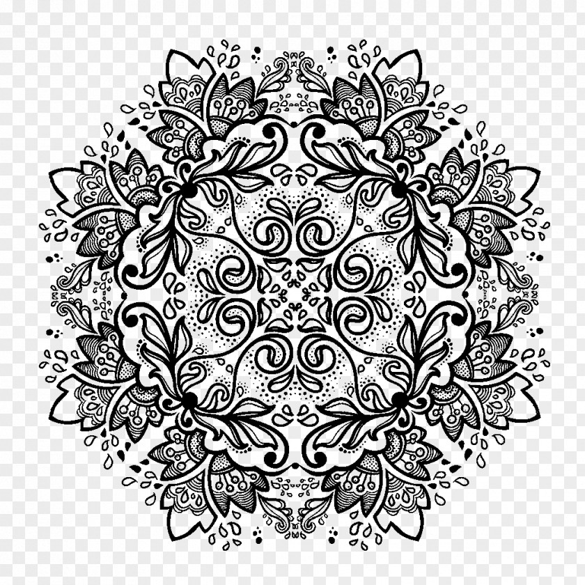 Design Ornament Mandala Pattern PNG