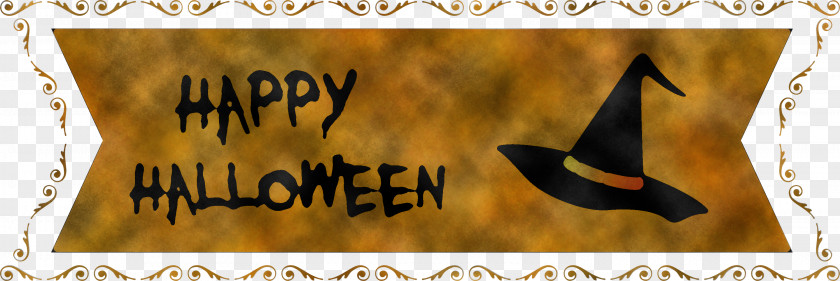 Happy Halloween Banner PNG