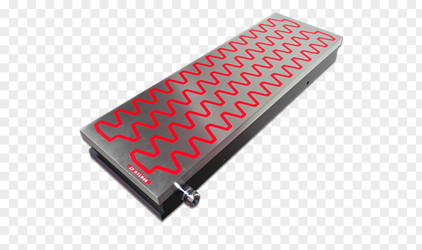 Sheet Metal Magnetic Separator Product Design RED.M PNG