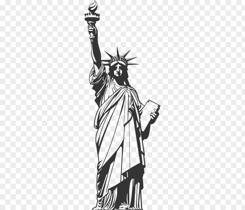 Statue Of Liberty Drawing Ellis Island PNG