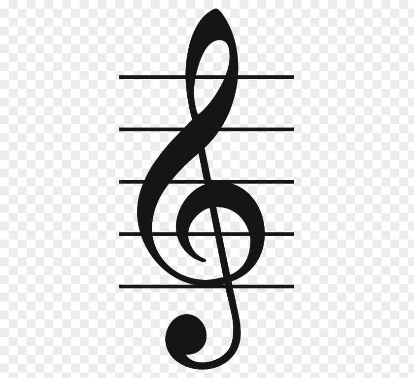 Musical Note Clef Treble Staff PNG