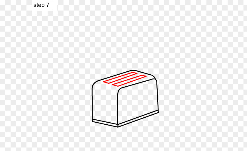 Betty Crocker 2-Slice Toaster Drawing Sketch PNG