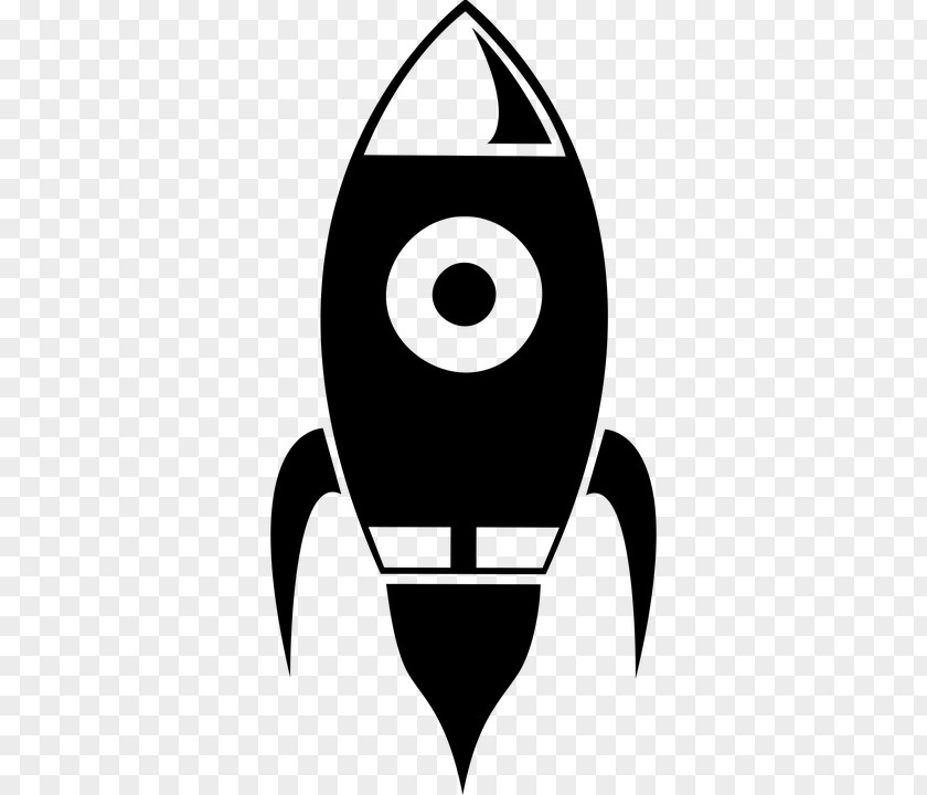 Moon Rocket Cartoon Clip Art PNG