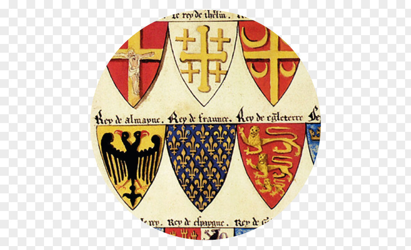 Shield Coat Of Arms Crusades 13th Century Crest Roll PNG
