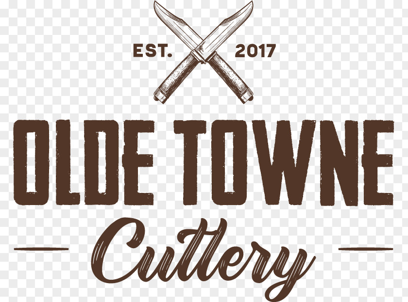 Solid Wood Cutlery Knife Logo Brand Design Font PNG