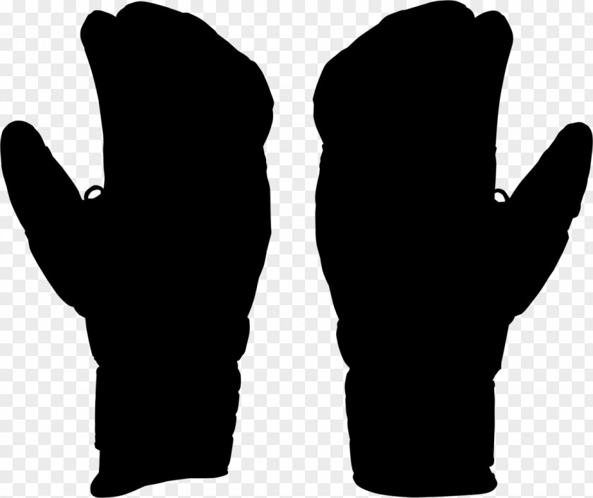Thumb Glove Silhouette Font Black M PNG