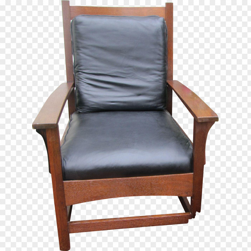 Armchair Mission Style Furniture Club Chair Couch PNG