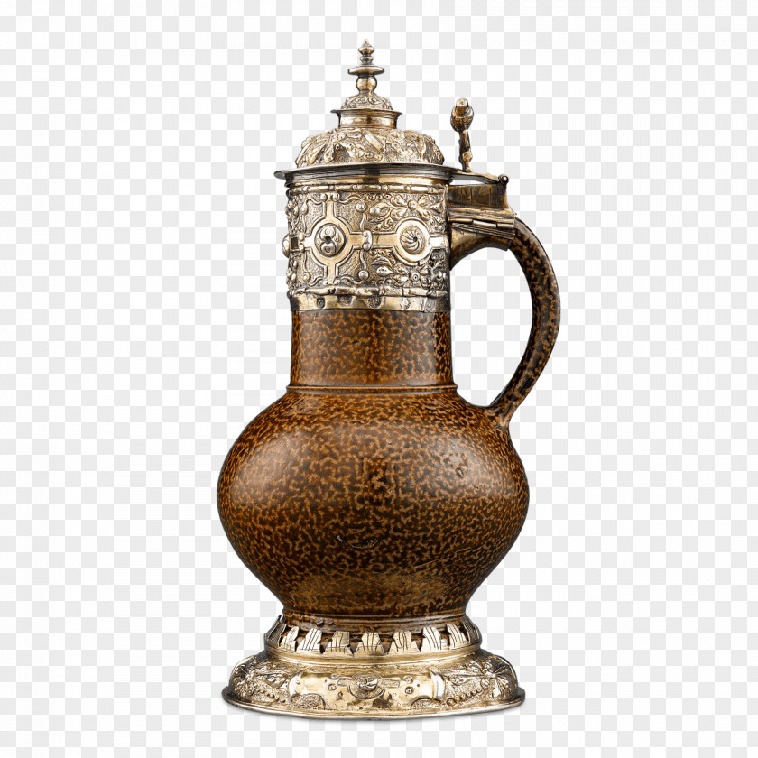 Jug Pitcher 16th Century Ceramic Elizabethan Era PNG