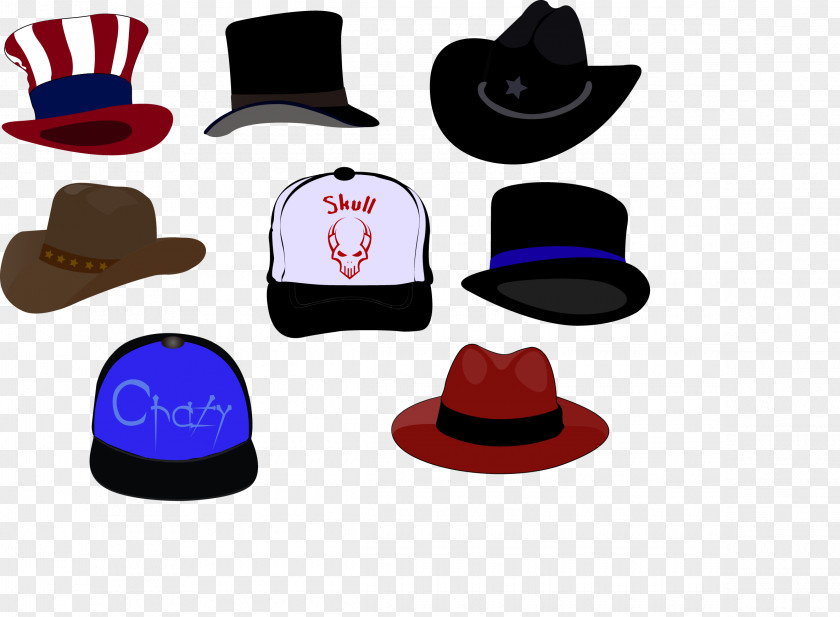 Vector Hat Fedora Cap PNG