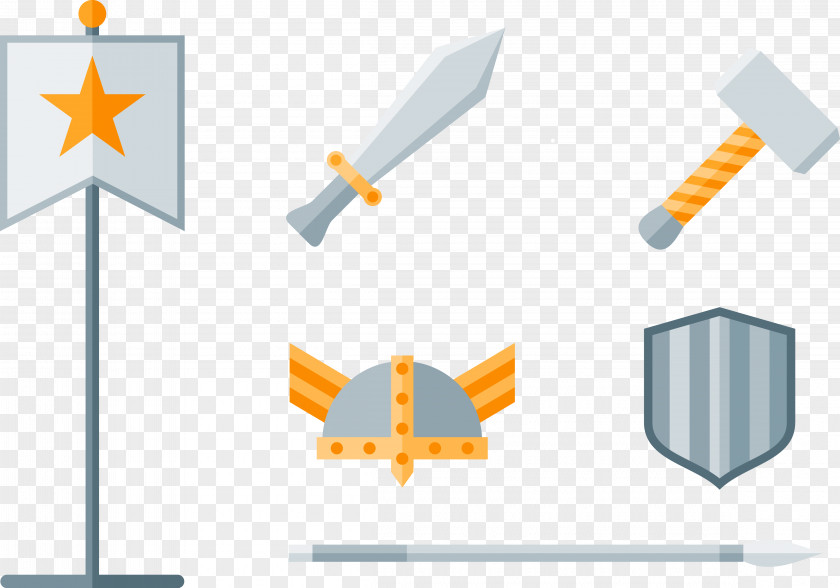 Weapon Tools Shield Euclidean Vector PNG