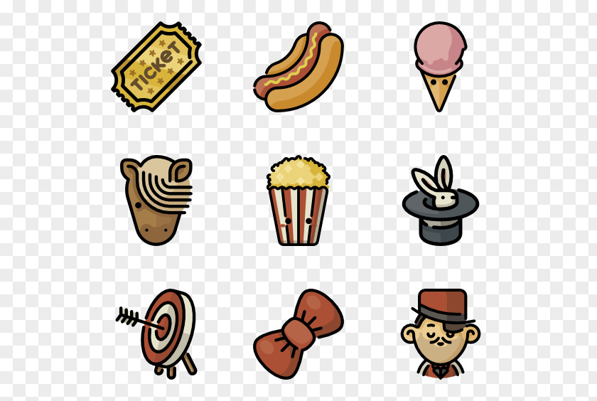 Circus Cartoon Food Clip Art PNG