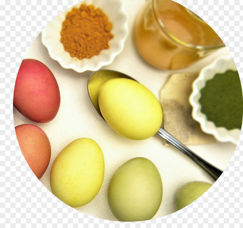 Colored Eggs Easter Egg Dyeing Bunny PNG