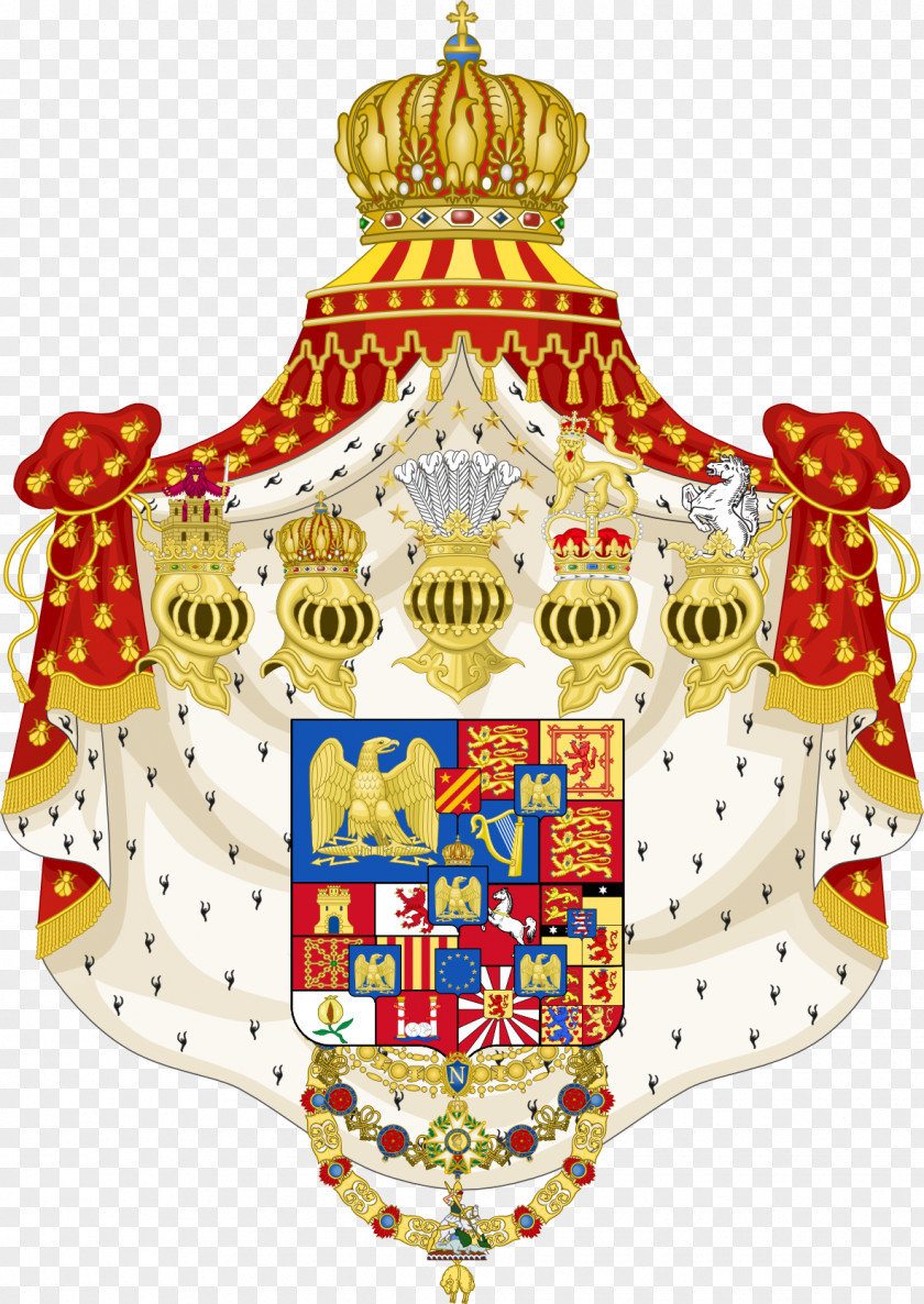 European Castle Confederation Of The Rhine First French Empire House Bonaparte Coat Arms Crest PNG