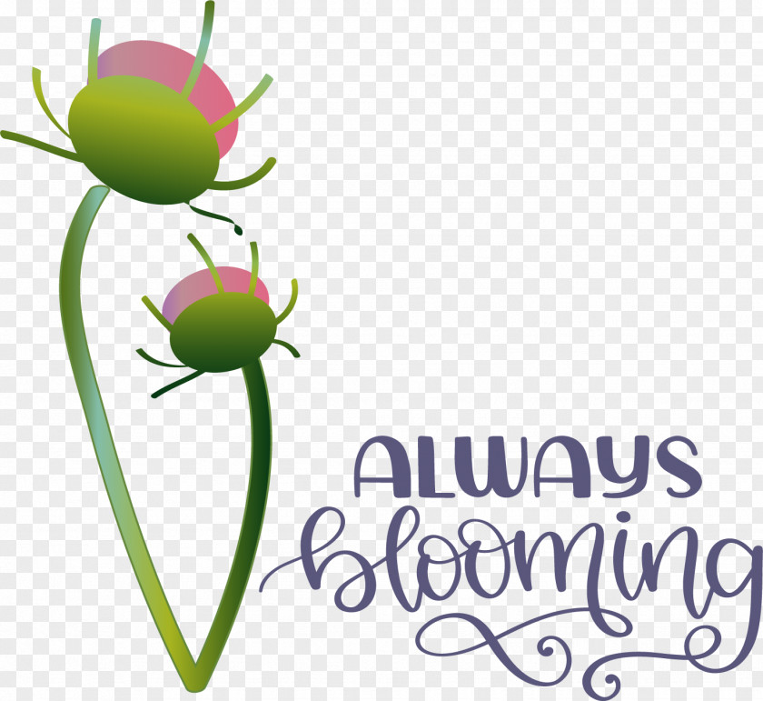 Plant Stem Cut Flowers Flower Logo Line PNG