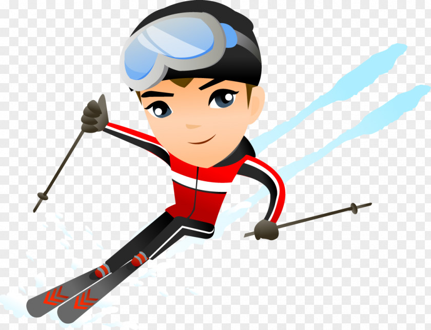 Ski Skiing Computer File PNG