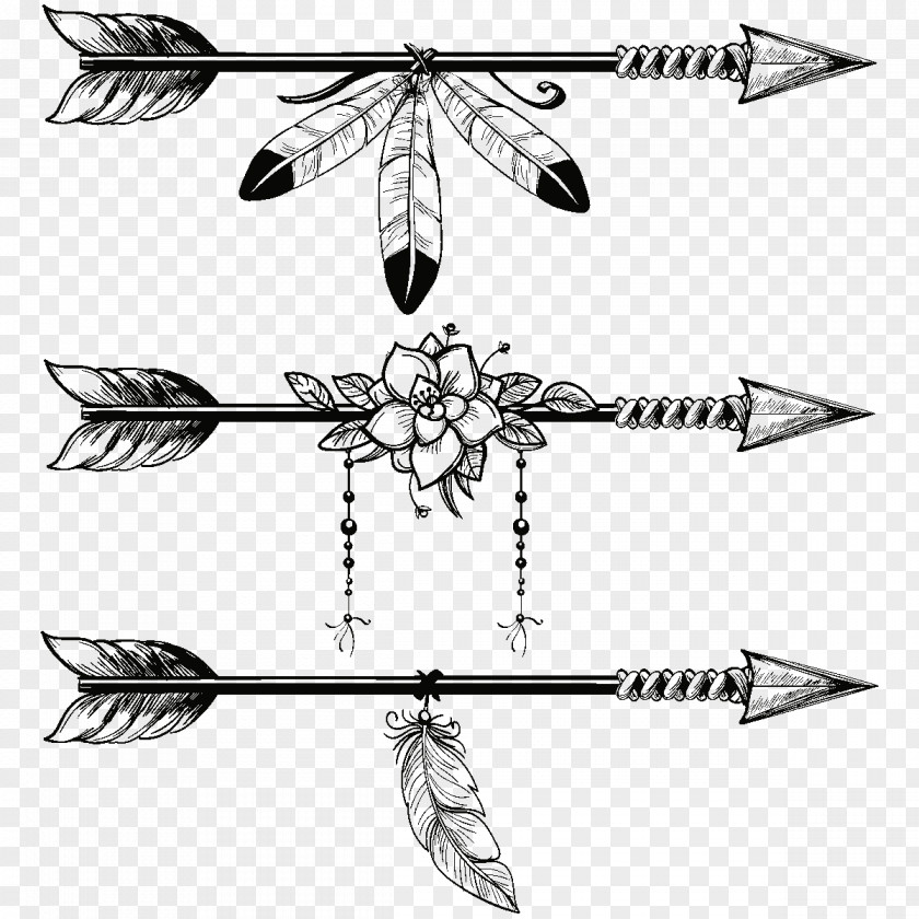 Arrow Boho-chic Drawing PNG