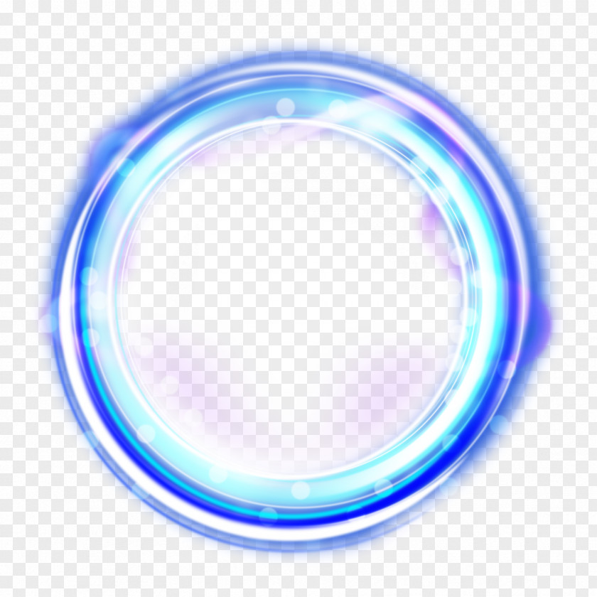 Circle Frame Light PNG