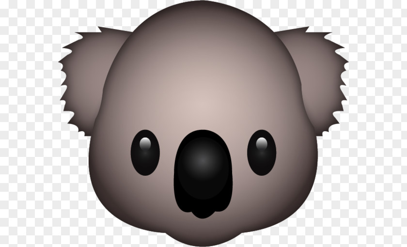 Koala Emoji Sticker Clip Art PNG