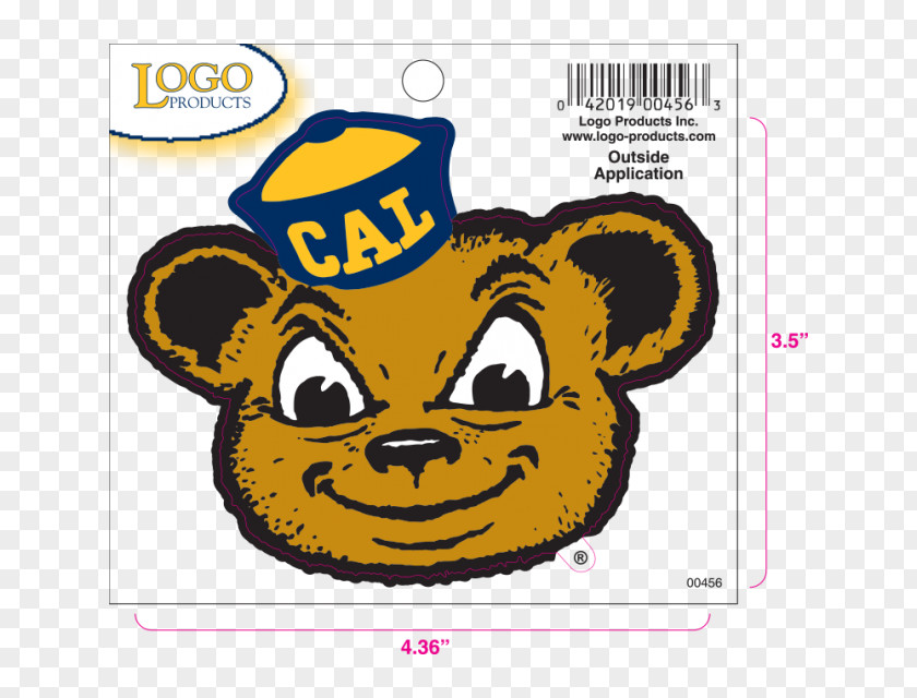 Rilakkuma Insignia University Of California, Berkeley California Golden Bears Football Men's Basketball Oski Mascot PNG