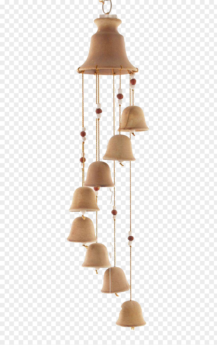 Simple Ceramic Wind Chimes Chime Bell Clay PNG