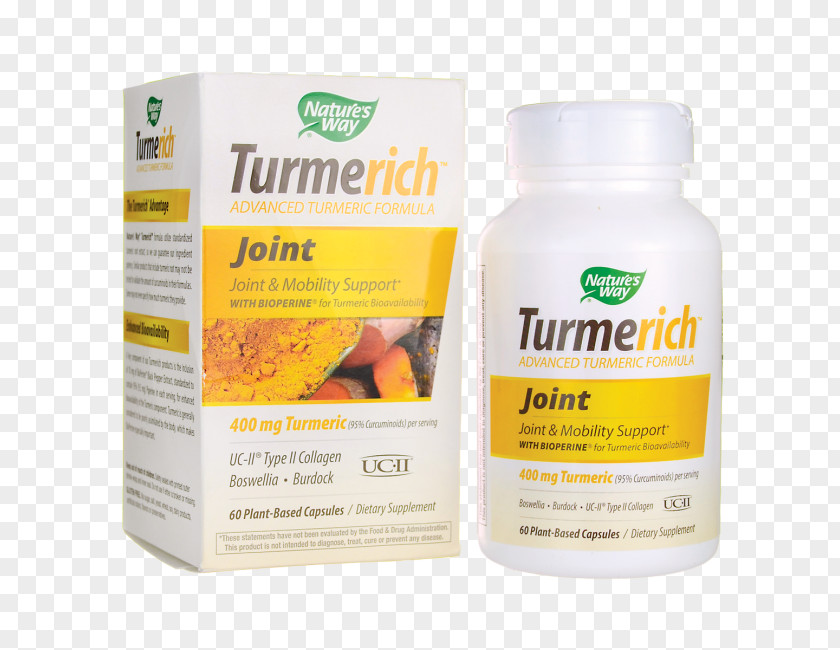 Turmeric Honey Dietary Supplement Nature's Way Turmerich Joint Indian Frankincense Capsule PNG