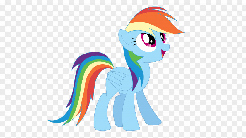 Dash Rainbow Pony Princess Luna Horse PNG