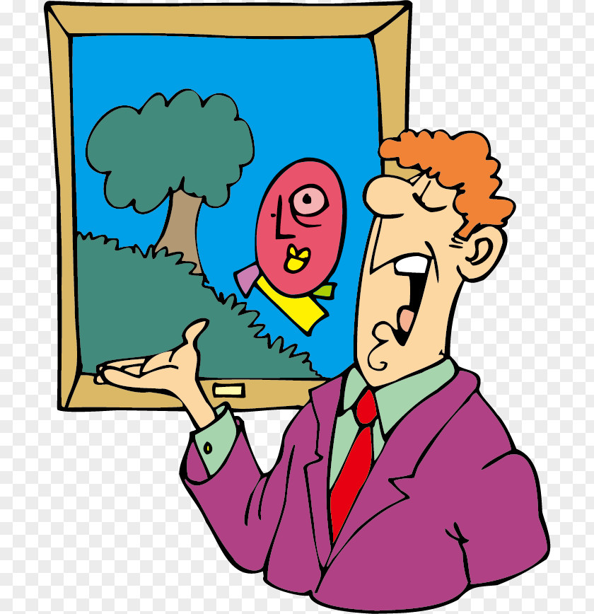 Free Image Pull Creative Teacher Art Museum Docent Clip PNG