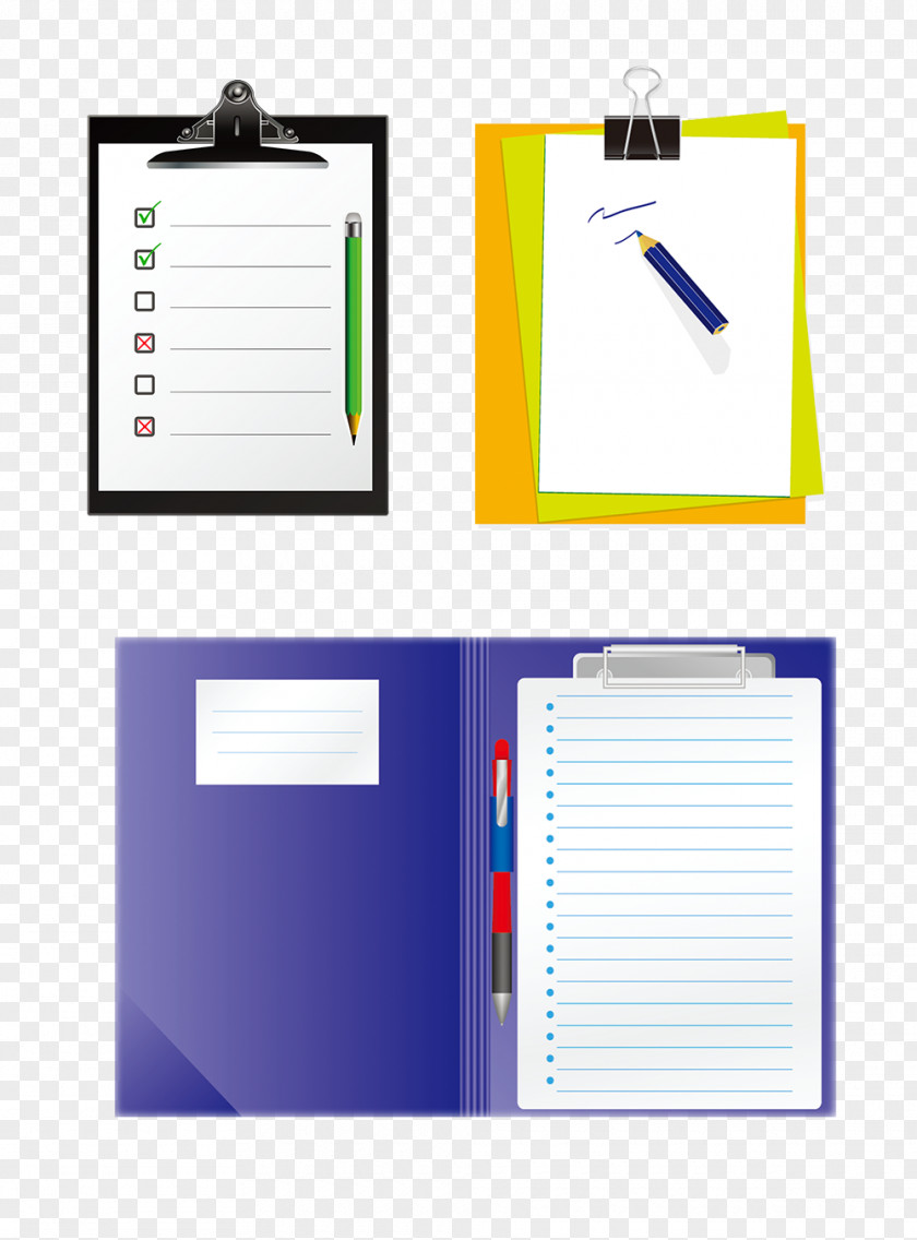 Notebook Elements Paper Notepad PNG
