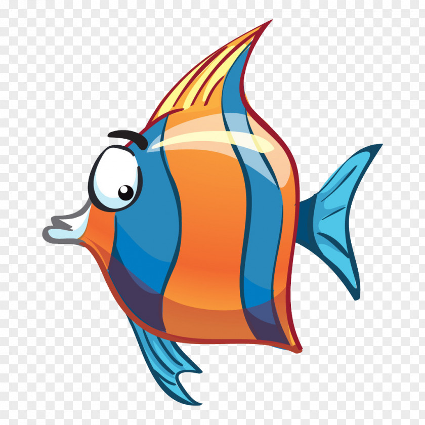 Cartoon Fish Illustration PNG