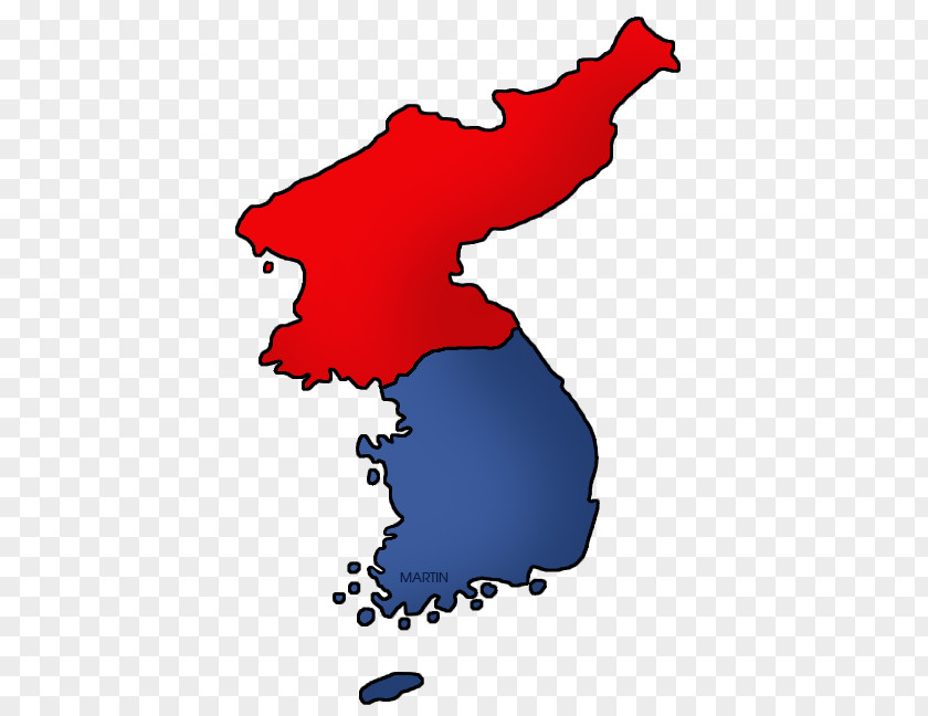 Map North Korea–South Korea Relations Korean PNG